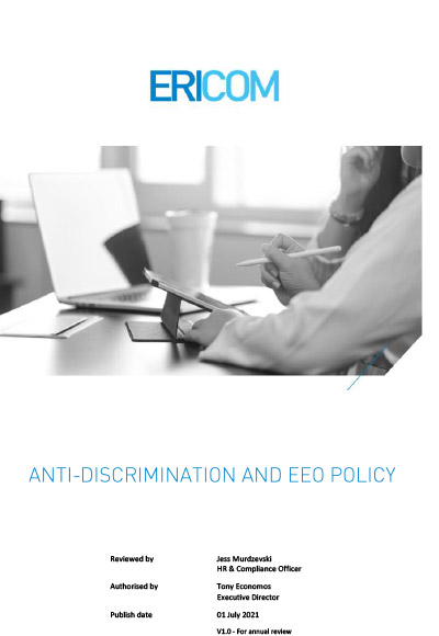 Anti-Discrimination and EEO Policy