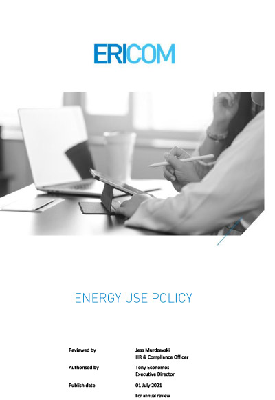 Energy Use Policy