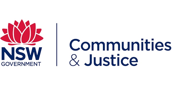 red lotus graphic with text that says 'Communities & Justice'